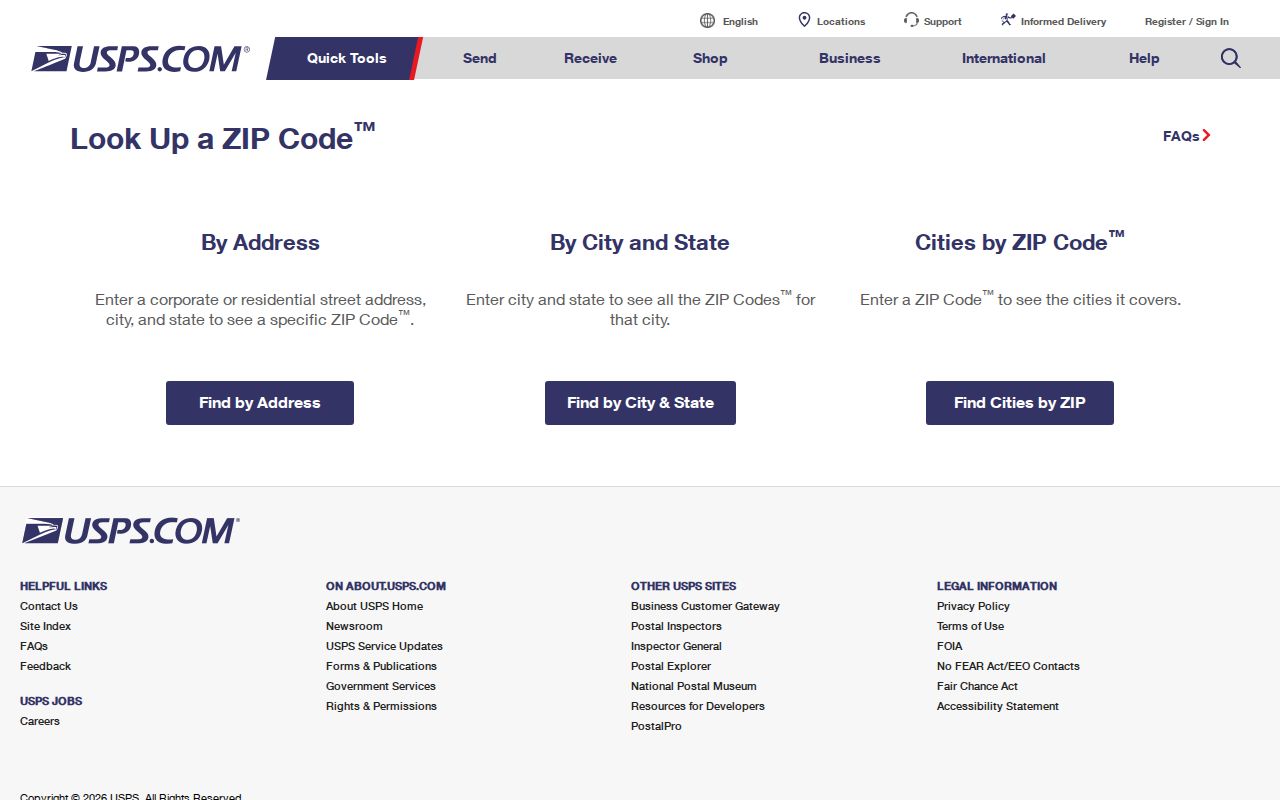 Haltom City ZIP code directory USPS address lookup screen